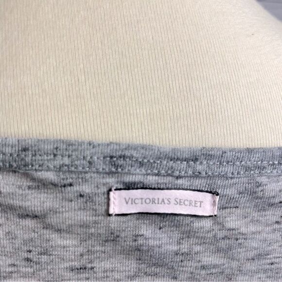 Victoria’s Secret Marled Gray V-Neck Top - Picture 5 of 7